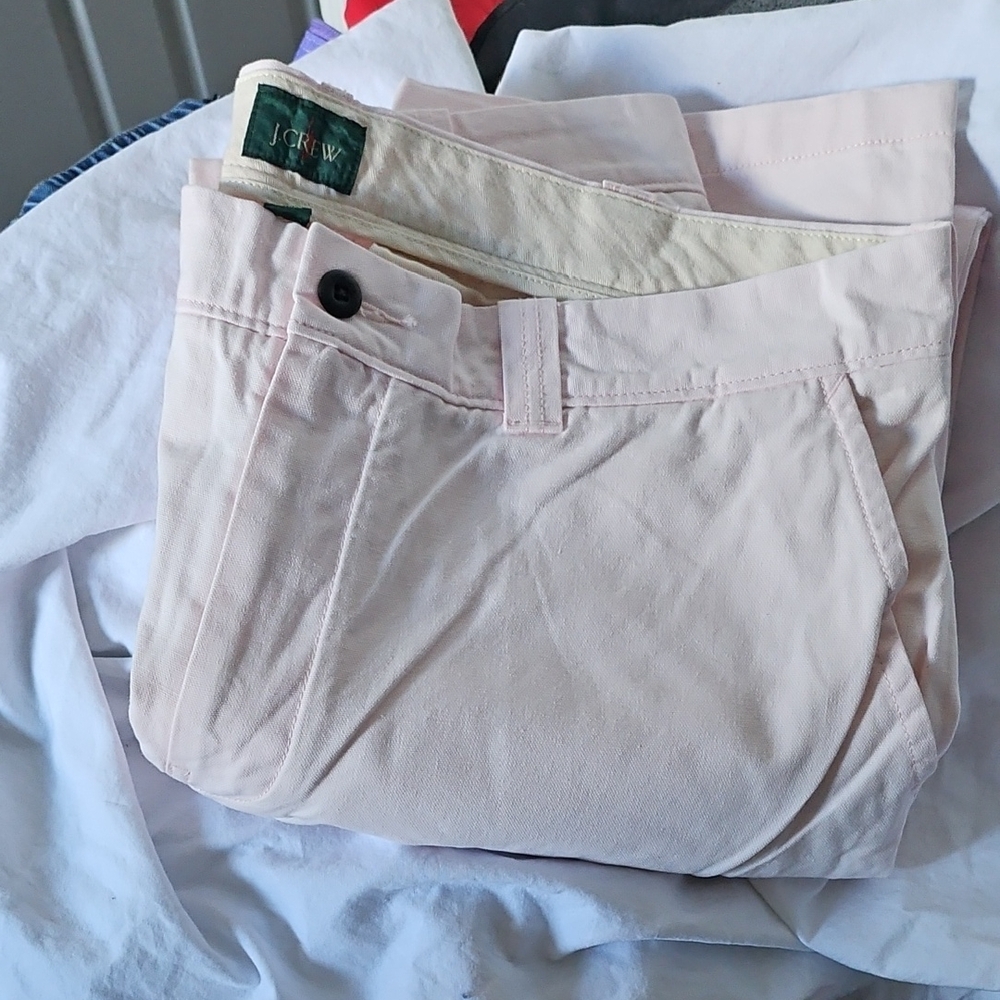 J. Crew Pale Pink Chino Pants